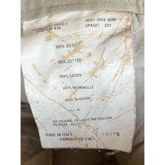 PRADA Gray Relaxed Chino Straight Pants Trousers Made in Italy  Mens Size 48 - Picture 4 of 8